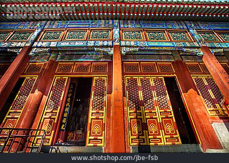 
                Fassade, Peking, Beihai-park                   