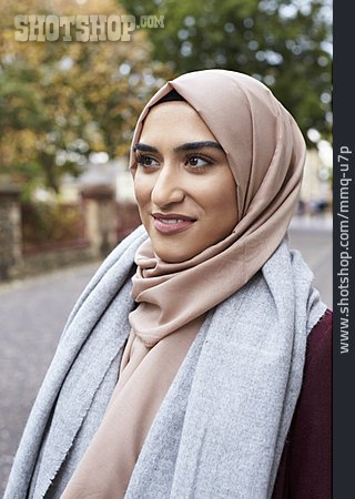
                Frau, Kopftuch, Muslimin, Hidschab                   