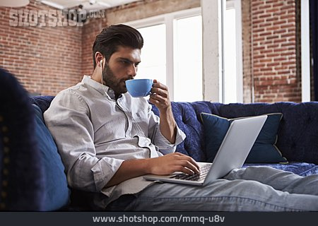 
                Kaffee, Pause, Sofa, Blogger                   
