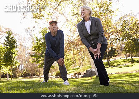 
                Active Seniors, Stretching, Warming Up, Workout                   