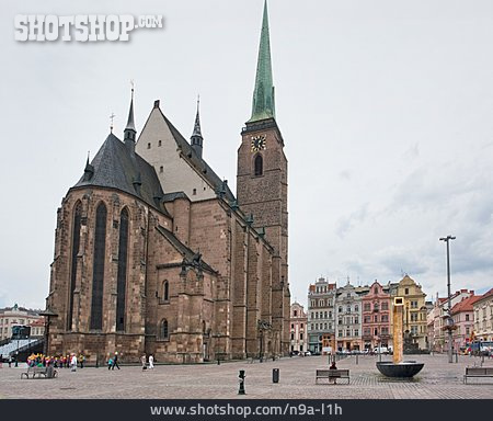
                Tschechien, Pilsen, St.-bartholomäus-kathedrale                   