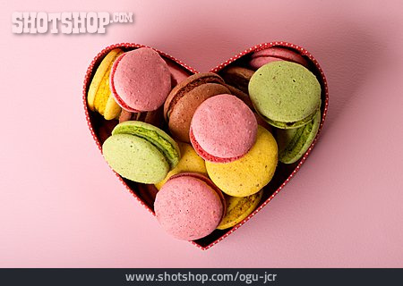 
                Valentinstag, Plätzchen, Macaron                   