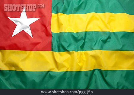 
                Nationalflagge, Togo                   