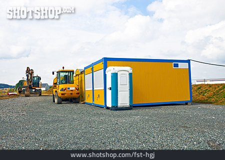 
                Baucontainer, Mobiltoilette                   