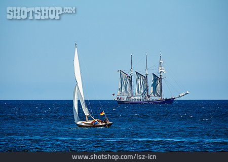 
                Schifffahrt, Ostsee, Segelboot, Windjammer                   
