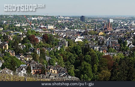 
                Stadtansicht, Wiesbaden                   