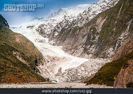 
                Neuseeland, Gletscherschmelze, Westland-nationalpark                   