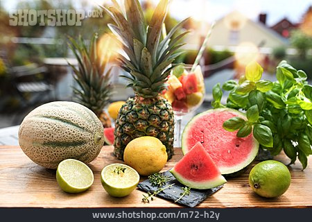 
                Früchte, Zutaten, Melone                   