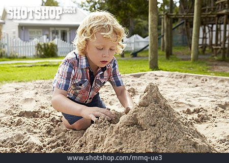 
                Playing, Sandbox, Sandcastle                   