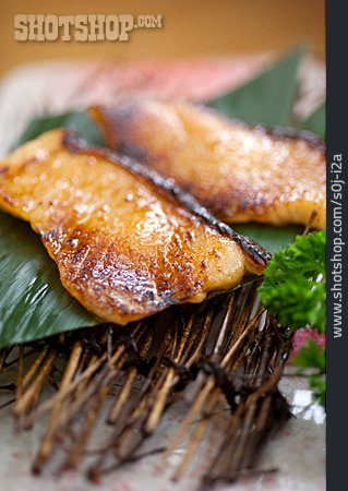 
                Kabeljau, Japanische Küche, Teppanyaki                   