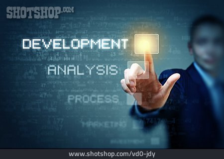 
                Entwicklung, Analyse, Marketing, Prozess                   