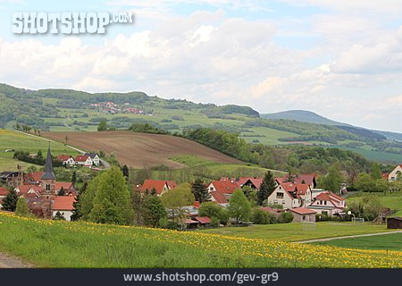 
                Dorf, Thüringen, Klings                   