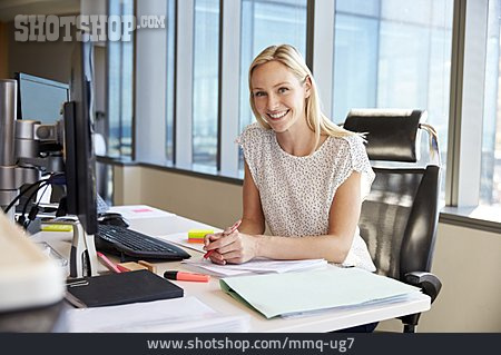 
                Woman, Desk, Workplace, Documentation                   
