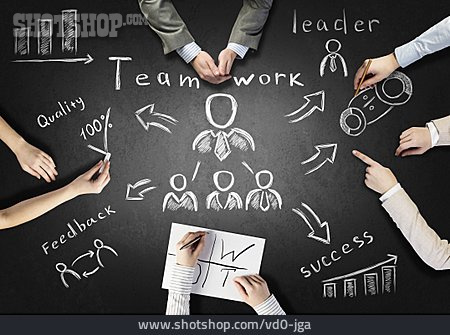
                Teamarbeit, Teamwork, Management                   