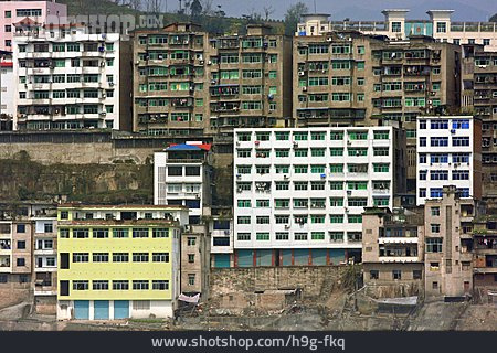 
                Wohnhäuser, Volksrepublik China, Wuhan                   