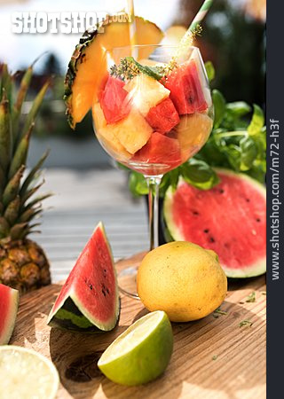 
                Früchte, Cocktail, Melone                   