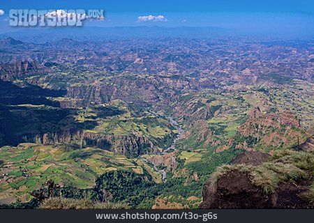 
                Gebirge, äthiopien, Semien                   