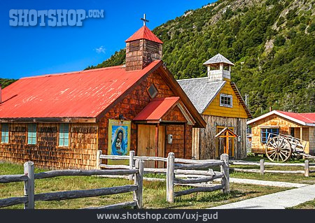 
                Chile, Kapelle, Katholizismus, Villa O’higgins                   