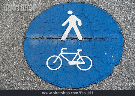 
                Bicycle Lane, Walkway, Road Marking                   