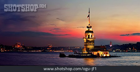 
                Leuchtturm, Bosporus, Leanderturm                   