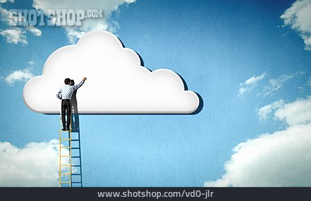 
                Wolke, Datenspeicher, Cloud                   