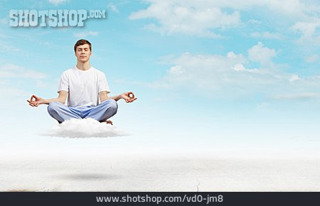 
                Meditation, Schweben, Spiritualität                   