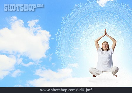 
                Meditation, Pose, Spiritualität                   