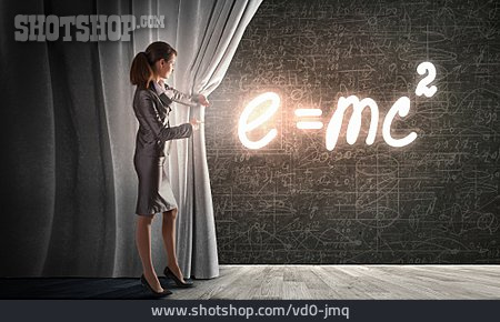 
                Wissenschaft, Physik, E=mc2                   
