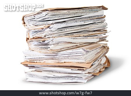 
                Unterlagen, Papierstapel                   