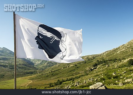 
                Flagge, Korsika                   