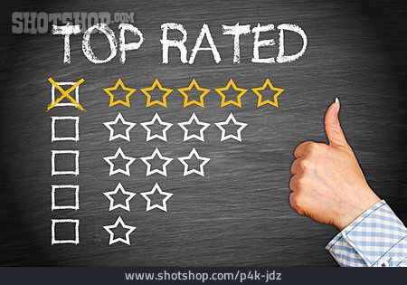 
                Umfrage, Bewertung, Feedback, Kundenzufriedenheit, 5 Sterne                   