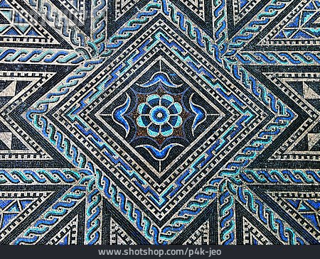 
                Muster, Mosaik, Bodenbelag, Geometrisch                   