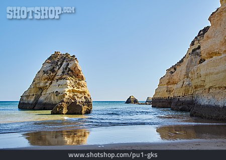 
                Felsenküste, Algarve, Praia Da Rocha                   