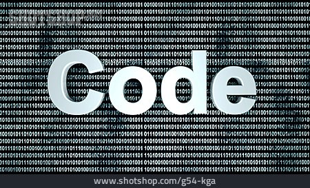 
                Code, Zahlenfolge, Binärcode, Matrix                   