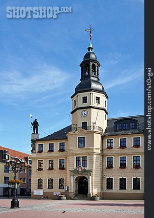 
                Rathaus, Rolandfigur, Crimmitschau                   