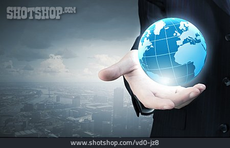 
                Erde, Globalisierung, Welthandel, Global Player, Globus                   