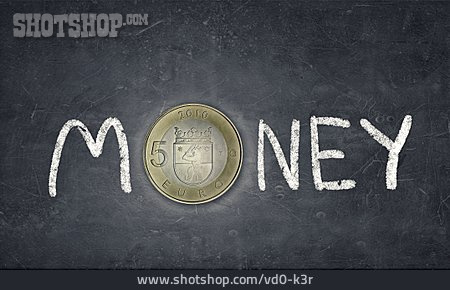 
                Geld, Euro, Euromünze, Money                   