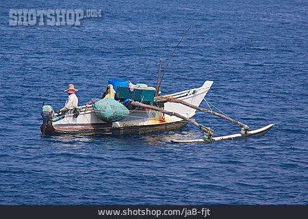 
                Fischer, Fischerboot, Sri Lanka                   