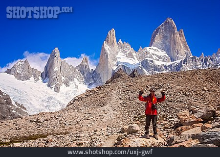 
                Patagonien, Bergwanderung, Fitz Roy, Nationalpark Los Glaciares                   