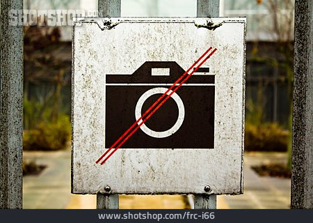 
                Fotografieren, Verboten                   