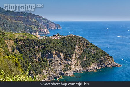 
                Felsküste, Mittelmeer, Cinque Terre                   