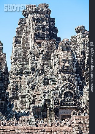 
                Temple, Bayon, Faces Towers                   