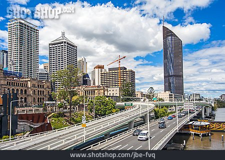 
                Stadtautobahn, Brisbane, Victoria Bridge                   