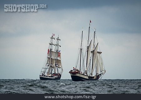 
                Ostsee, Segelschiff, Hanse Sail                   