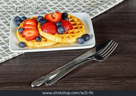 
                Frühstück, Belgische Waffeln                   