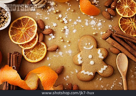 
                Pastry Crust, Christmas Cookies, Gingerbread Man                   