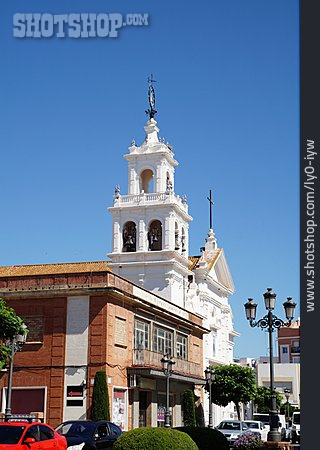 
                Kirche, Kolonialstil, Isla Cristina                   