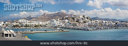
                Hafen, ägäis, Naxos                   