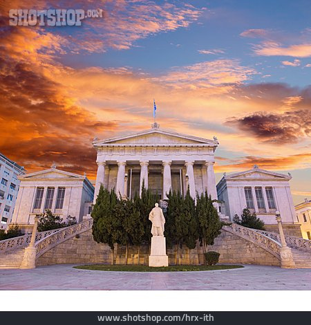 
                Bibliothek, Universität, Athen                   