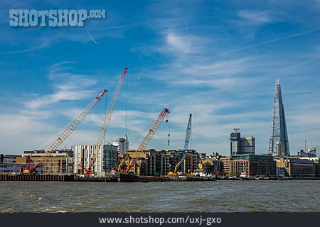 
                Skyline, Hafen, London, Docklands                   